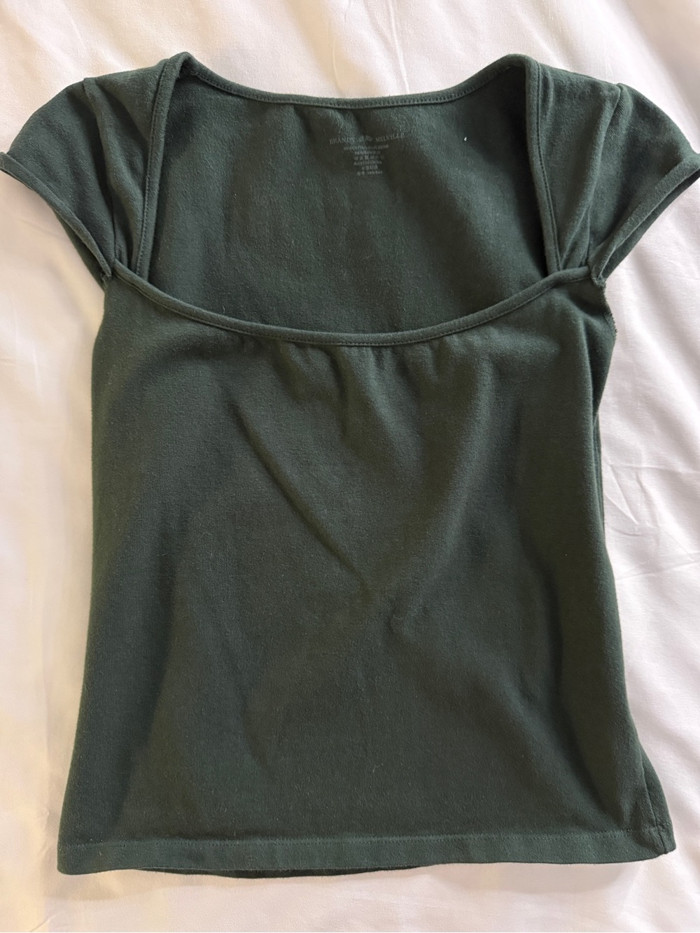Brandy Melville Ella top in dark green